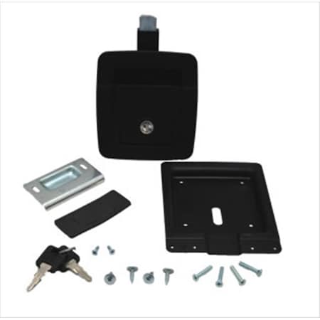 Ap Products Push Button Baggage Door Slam Latch - Black A1W-15246219